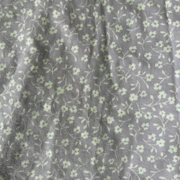 Hollister Wrap Dress Purple with White Flowers Size S - Picture 5 of 8